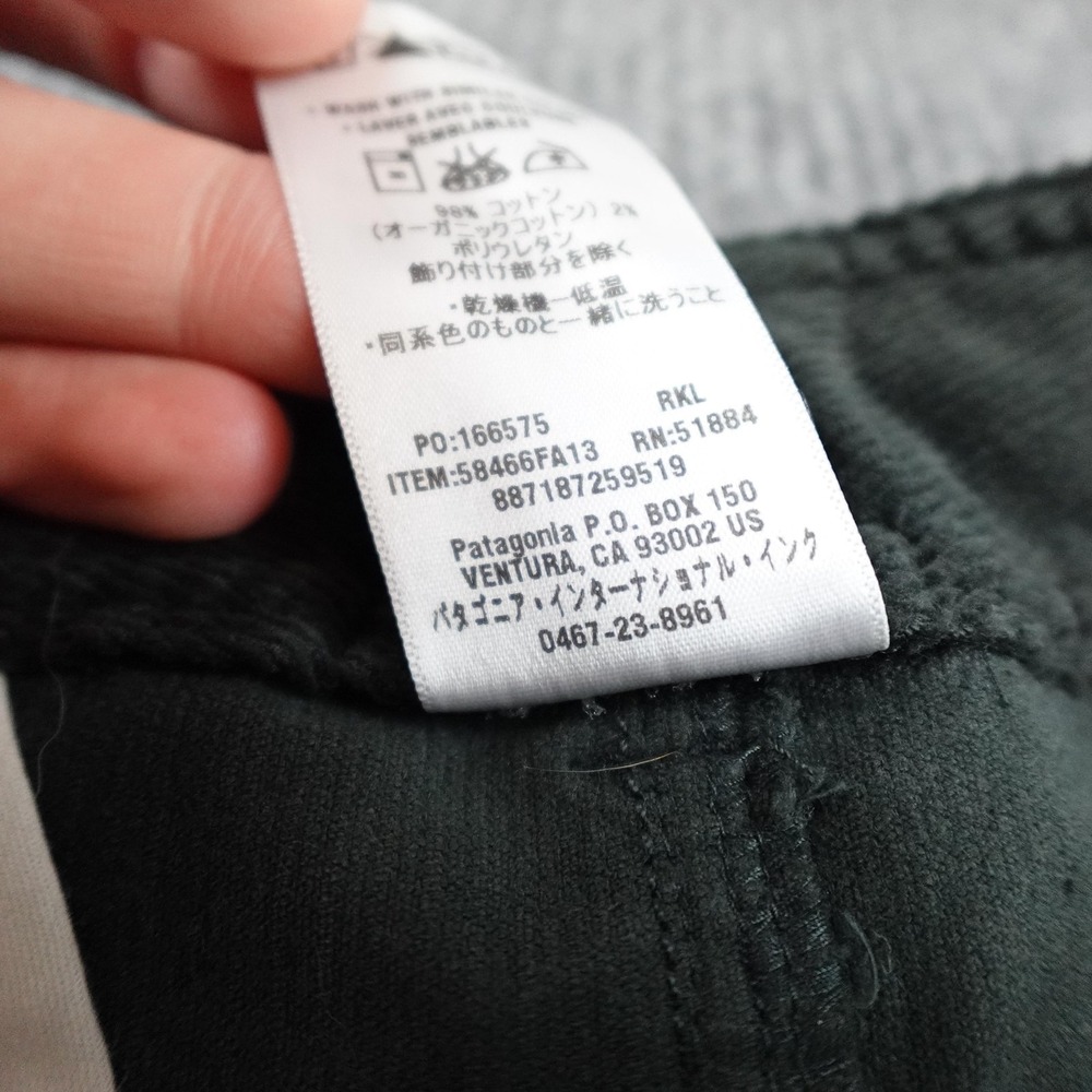 Patagonia Skirt Womens 8 Green Corduroy A-Line Short Pockets Fall Winter - Picture 3 of 7